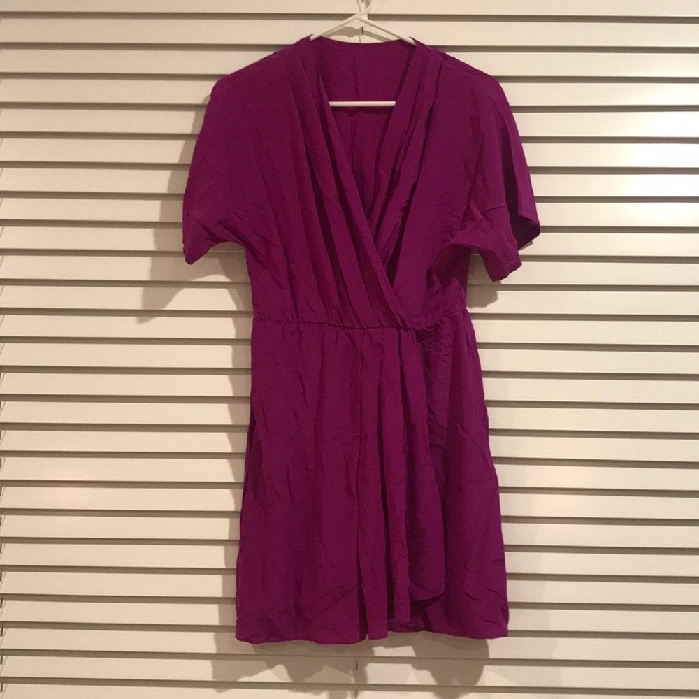 Pink/purple silk dress
